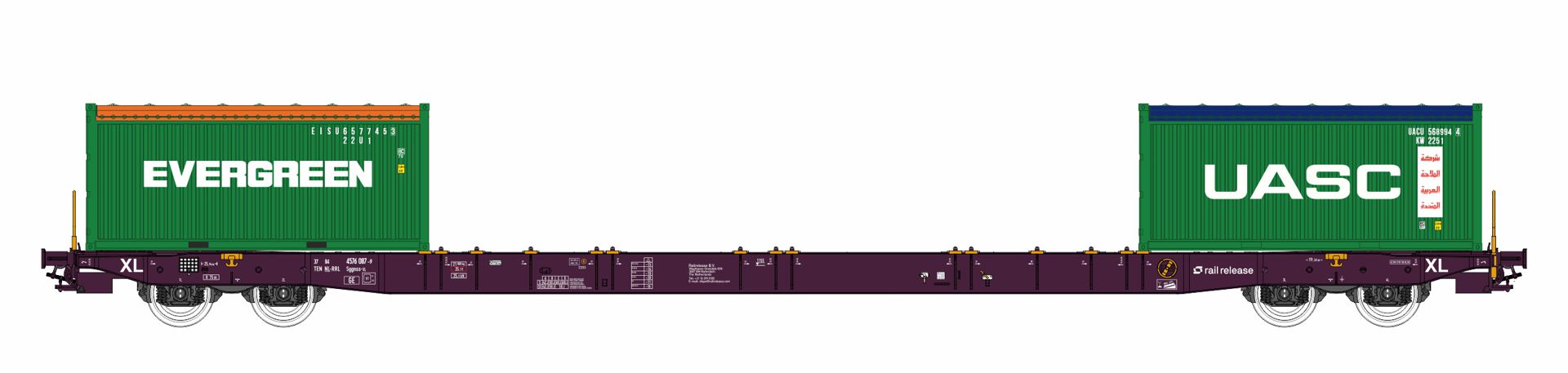 Igra Containertragwagen Sggnss Xl Railrelease Ep Vi