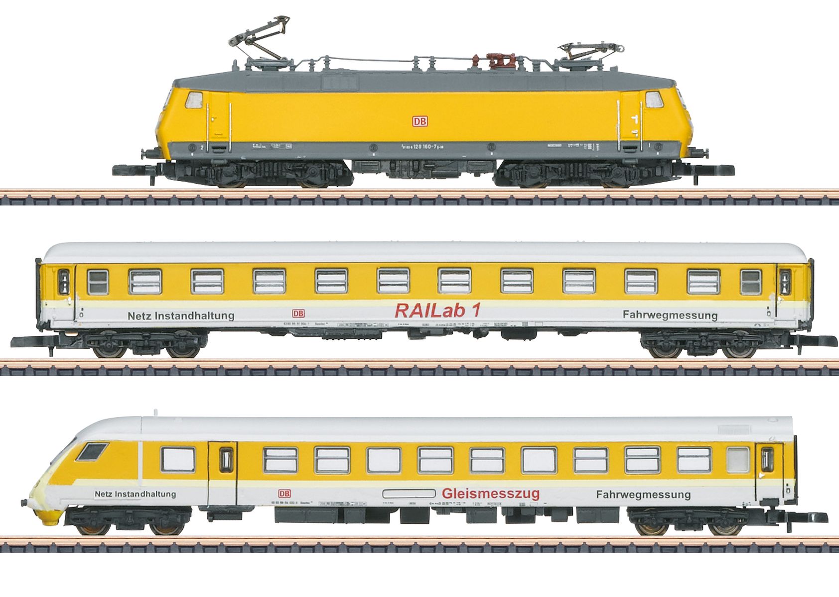 Märklin 81528 Zugset mit BR 120 Messwagen und Steuerwagen DBAG DB