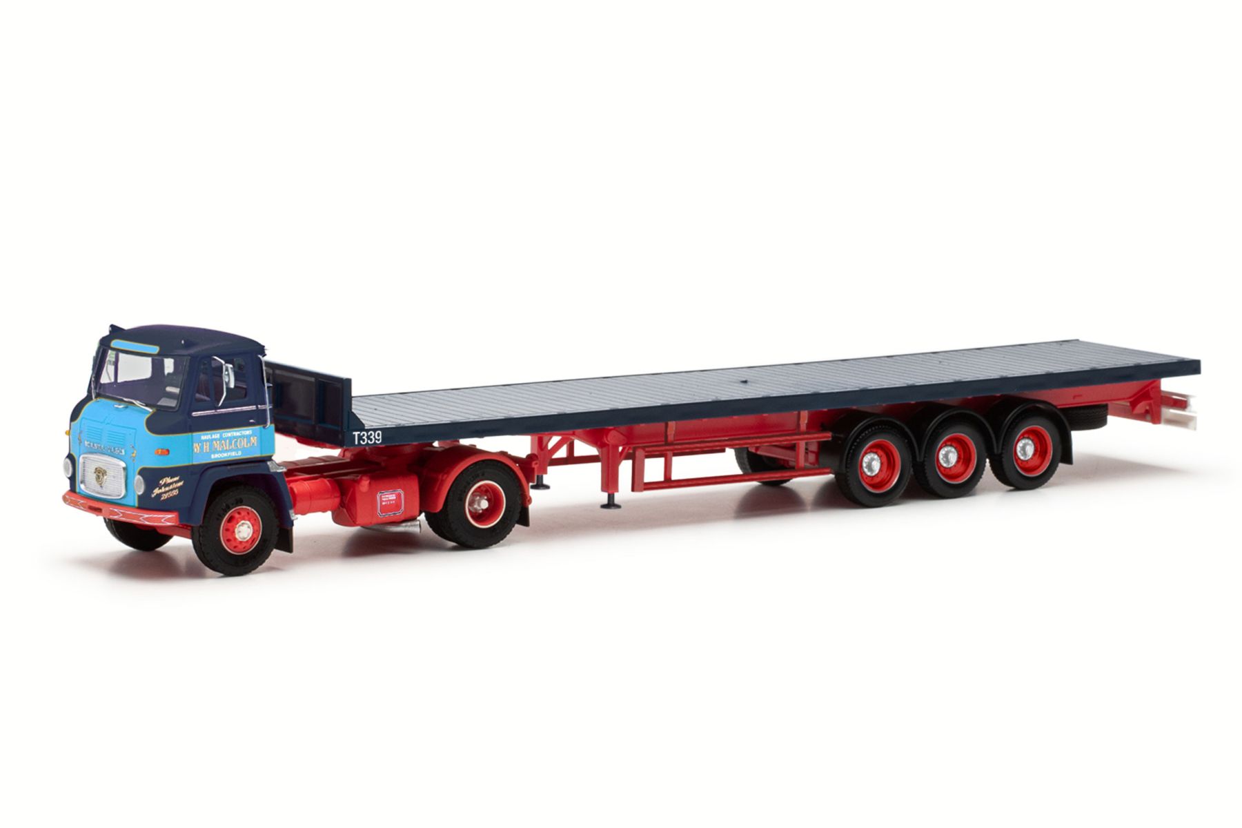 Herpa 87mbs026499 Scania Vabis Lb 76 Pritschen Sattelzug Malcolm