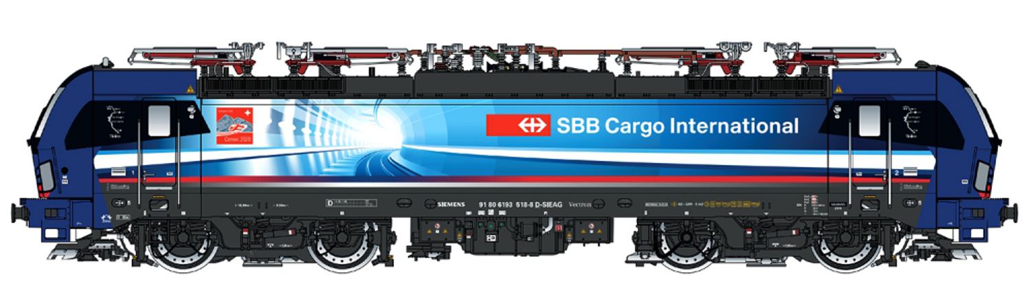 L.S. Models 17612 - E-Lok BR 193 'Vectron', SBB-Cargo, Ep.VI 'Ceneri ...